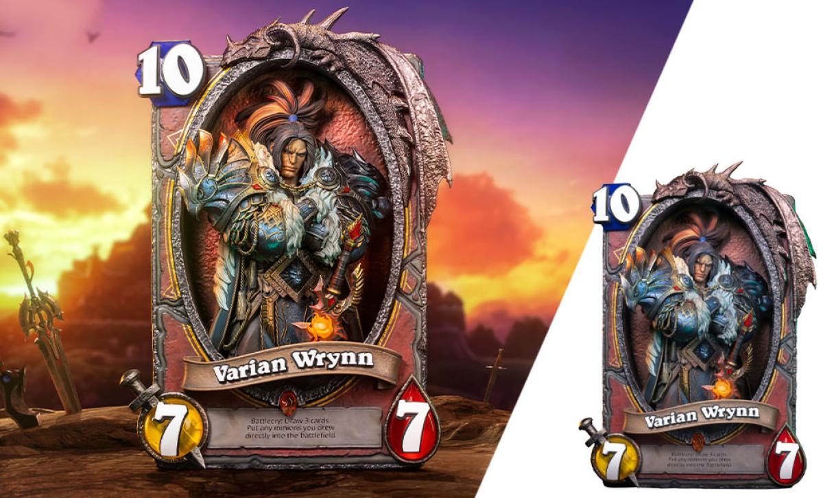 Varian Wrynn 3D Art Frame