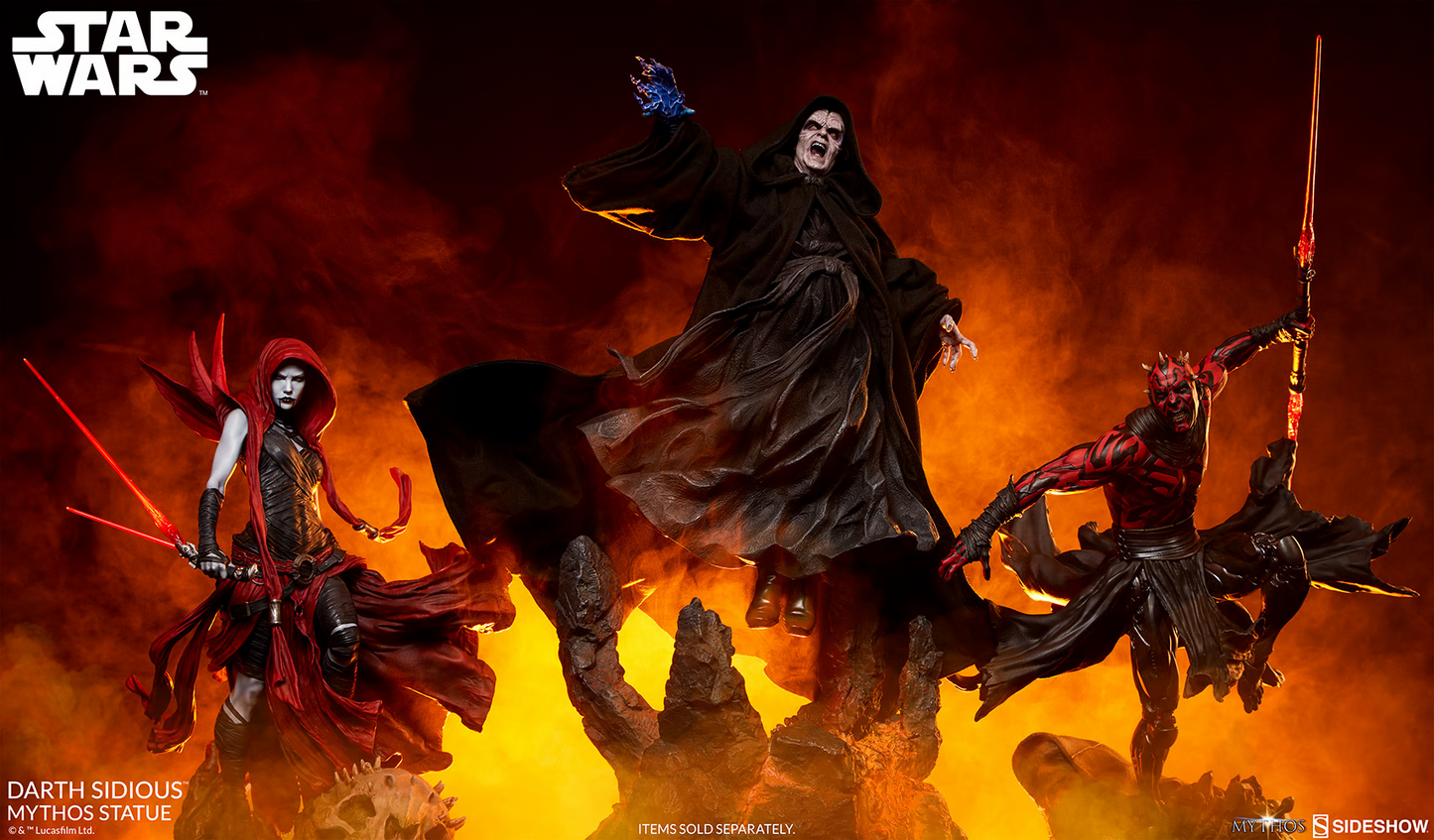 Sideshow Mythos Sidious Statue