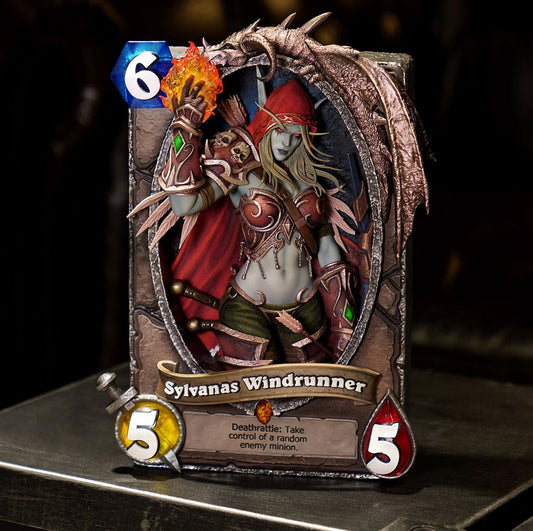 Sylvanas Windrunner 3D Art Frame